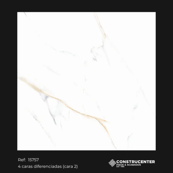 Piso Porcelanato Calacata Oro 56x56 cm