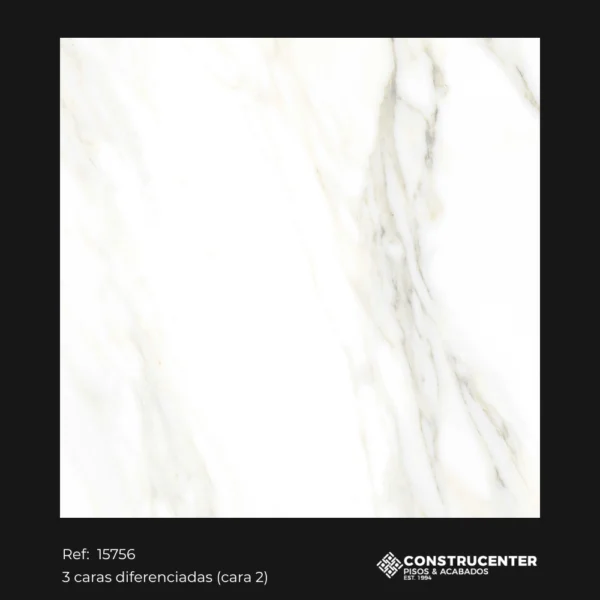 Piso Cerámico Calacatta Light 58x58cm