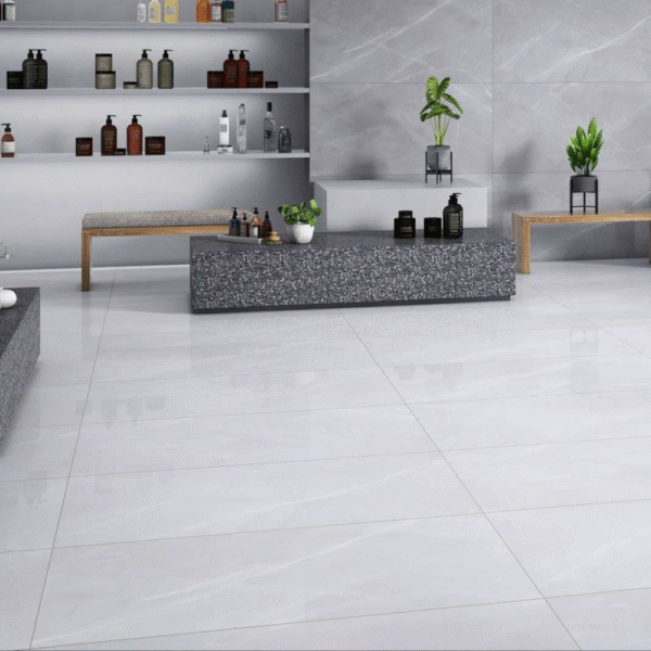Piso Pared Porcelanato Armani Bianco 60x120 cm